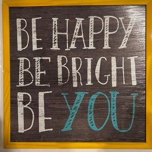 Inspirational wall art!